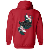 Koi Zip Up Hooded Sweatshirt