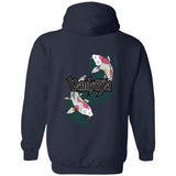 Koi Zip Up Hooded Sweatshirt