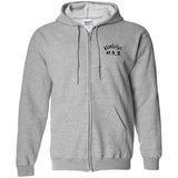 Kanji Zip Up Hooded Sweatshirt